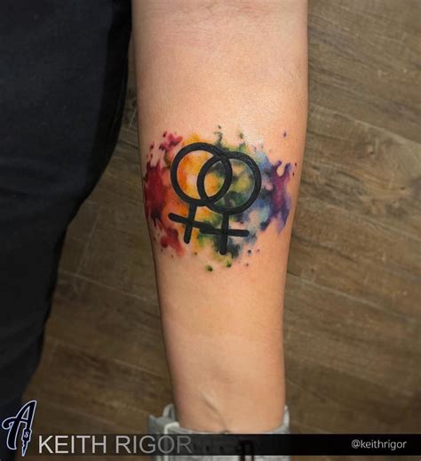 equality symbol tattoo|female lesbian tattoo meaning.